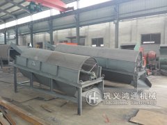 1.2米X4米滚筒筛沙机发往陕西商洛