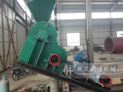 加大进料口双级粉碎机发往四川广安
